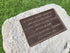 Memorial Rock Urn 1863 Medium White