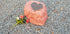 Memorial Rock Urn 1278  Large Single Red